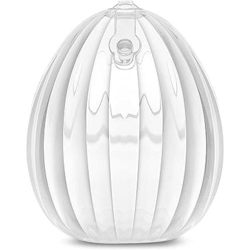 haakaa Wearable Silicone Breast Pump, Hands Free Manual Breast Pump, Passive Breast Milk Collector Shell, Portable & Soft, 2.5oz/75ml, 1 PC