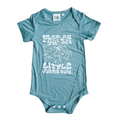 Free As The Sea Bamboo Onesie