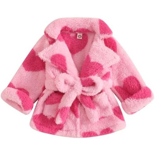 Qiylii Unisex Baby Plush Bathrobe Plain Kimono Gown Newborn Toddler Girls Boys Towel Robe Nightwear Clothes