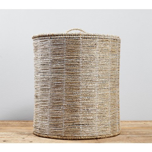 Silver Rope Hamper | Nursery Storage | Pottery Barn Kids
