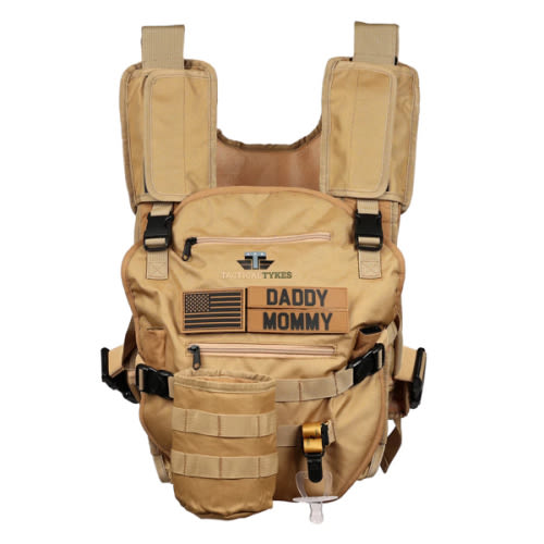 Tactical Tykes Baby Carrier with Molle Straps & Sunshade