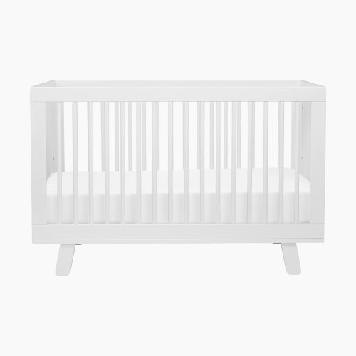 babyletto Hudson 3-in-1 Convertible Crib with Toddler Bed Conversion Kit - White