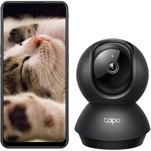 Tapo TP-Link Smart Home Security Wi-Fi Camera, Baby Monitor, 2K 3MP, Free AI Motion & Person Detection, Tracking, Notification, Night Vision, SD Card Slot, Voice Control, No Hub Required (Tapo C211)