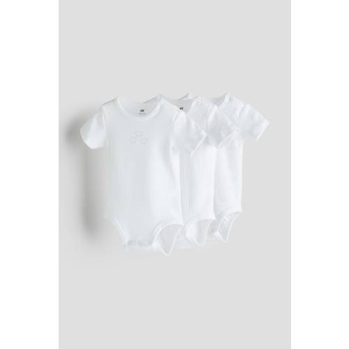 3-PACK COTTON JERSEY BODYSUITS