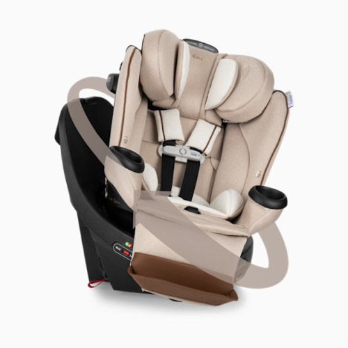 Gold Revolve 360 Extend Rotational All-in-One with SensorSafe - Champagne With Green & Gentle Fabric
