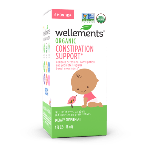 Organic Constipation Support For Babies & Infants - Baby Stool Softener | Wellements