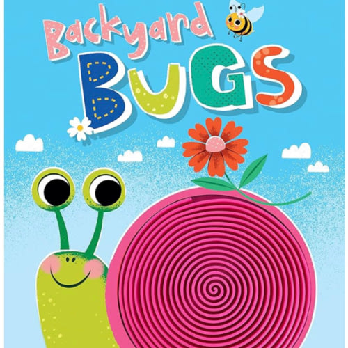Backyard Bugs - Touch and Feel Board Book - Sensory Board Book (Touch & Feel Sensory Board Books for Baby & Toddler Time)