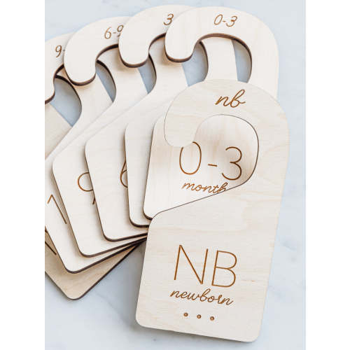 Newborn Closet Divider Set | White Loft