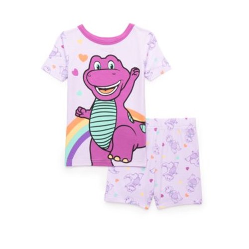 Character Toddler Viscose Tee and Short Sets Pajama Set, 2-Piece, Sizes 12M-5T
