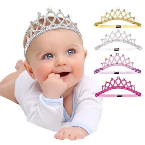DANMY Baby Girl Super Elastic Headband Toddler Hair Band Soft Headwrap Crown Children Hair Accessories