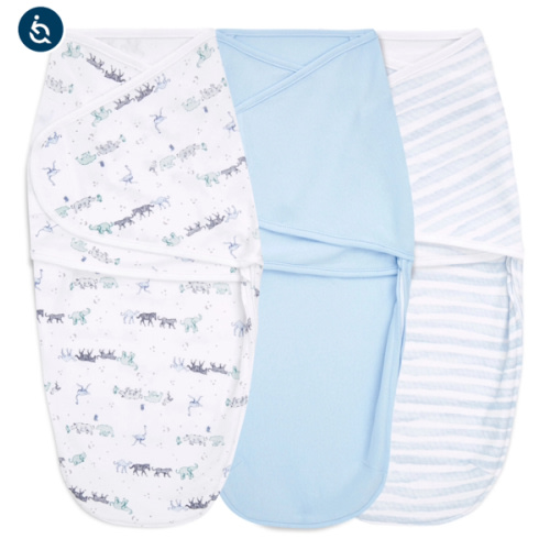 Rising Star Baby Cotton Easy Swaddle 0-3M | aden + anais