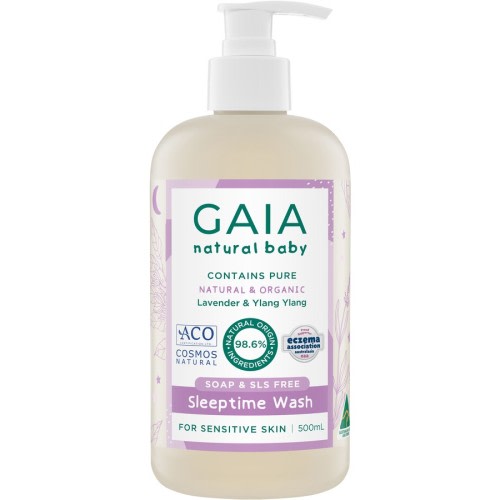 Gaia Natural Baby Sleeptime Wash 500mL