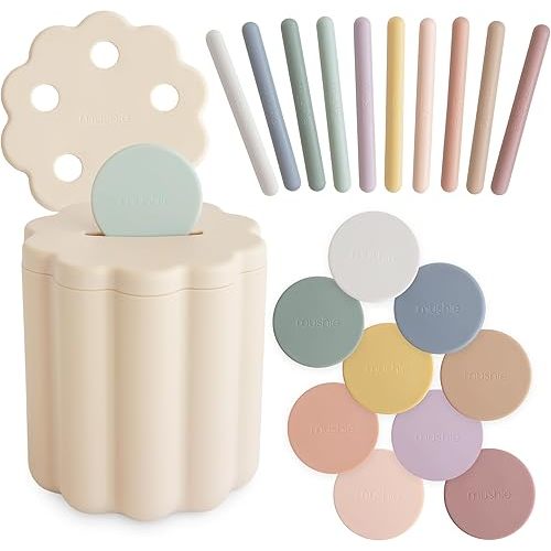 mushie Coin & Tube Sorting Set | 23 Pieces | 10 Months+