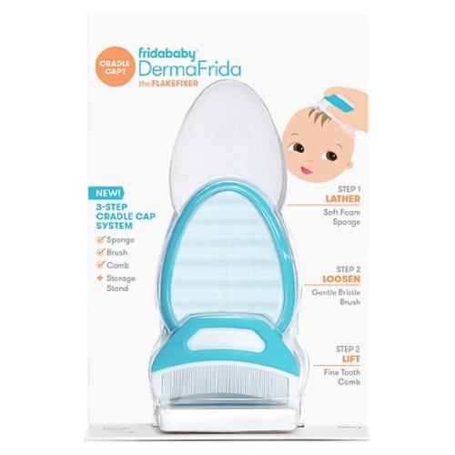 FridaBaby DermaFrida the FlakeFixer the 3-Step Cradle Cap System