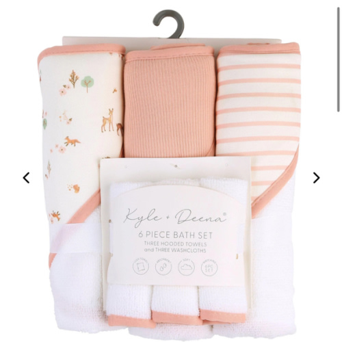 Kyle & Deena 6 Pc Baby Soft Bath Set