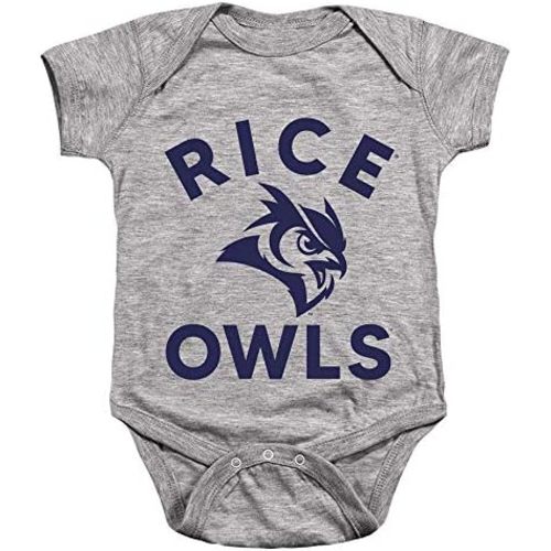 Rice University Official One Color Owls Logo Unisex Infant Snap Suit for Baby