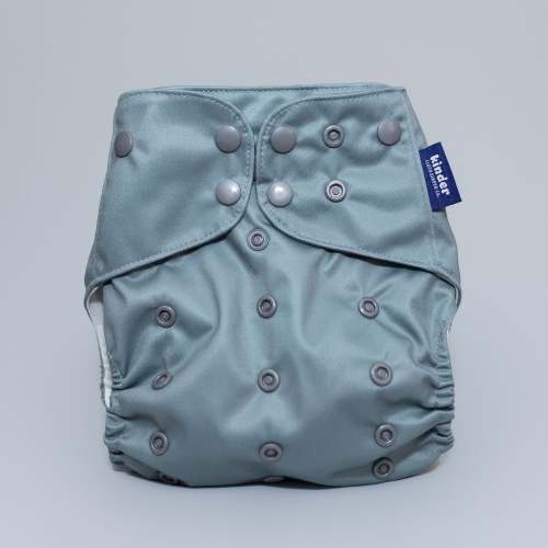 Solid Color: Essentials Pocket Cloth Diaper with Athletic Wicking Jersey, Grows with your Baby