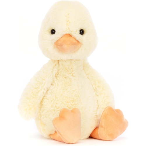 Jellycat Bashful Duckling Stuffed Animal, Medium 12” - Duck & Duckling Plush Toy - Classic Children's Gift