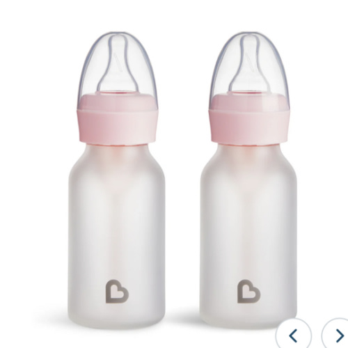 Bond™ Silicone Glass Bottle 4oz, 2pk | Munchkin
