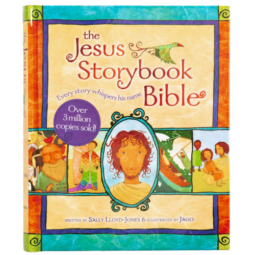 Jesus Storybook Bible: Every Story Whispers His Name - Hardcover - Storybook Format (44 Bible Stories) - For Ages 2+ - Written by Sally Llyod-Jones - Zonderkidz Bibles