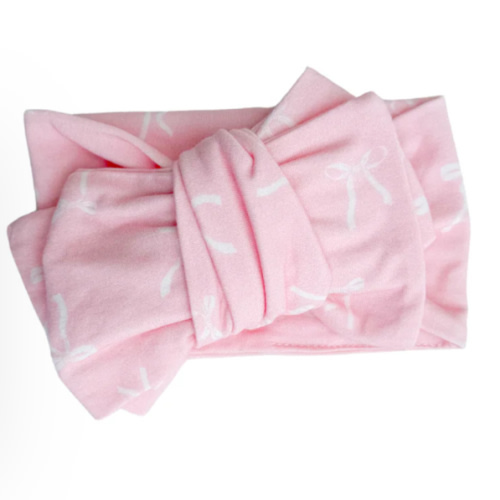 Oversized Topknot | White Bows