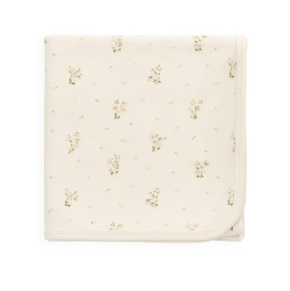 Organic Cotton Murphy Blanket - Josepha Egret Small – Jamie Kay USA
