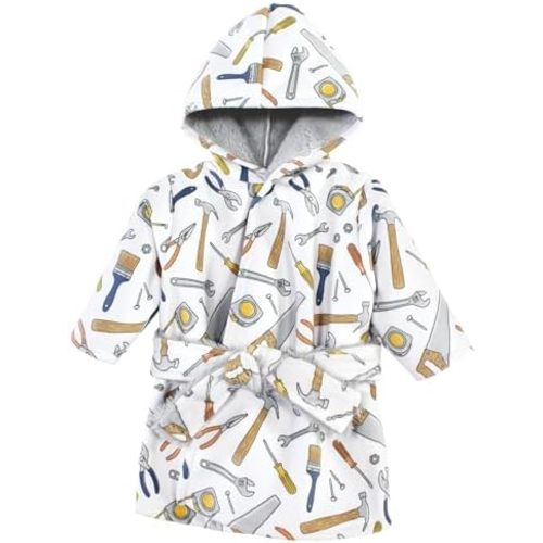 0-6 months Hudson Baby Unisex BabyMink with Faux Fur Lining Pool and Beach Robe Cover-ups