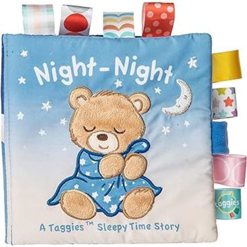 Taggies Starry Night Teddy Soft Book , 6x6 Inch (Pack of 1)
