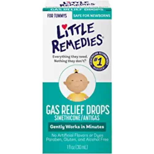 Little Remedies Gas Relief Drops, Natural Berry Flavor, Safe For Newborns, 1 fl oz - 1 Fl Oz (Pack of 1)