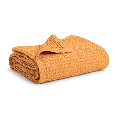 Simka Rose Waffle Cotton Soft Breathable Swaddle Blanket for Baby Nursery, Stroller & Crib - Receiving Blanket for Boys & Girls, Gender Neutral Toddler