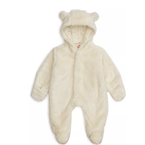 0-3M Unisex Magnetic Me Minky Bear Footie