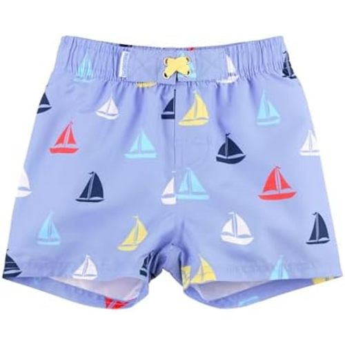 RUGGEDBUTTS Boys UPF50+ Sun Protection Novelty Swim Trunks