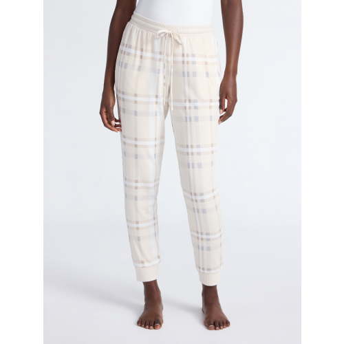 Joyspun Women's Cozy Lounge Collection Hacci Knit Sleep Joggers, 29'' Inseam, Sizes XS-3X