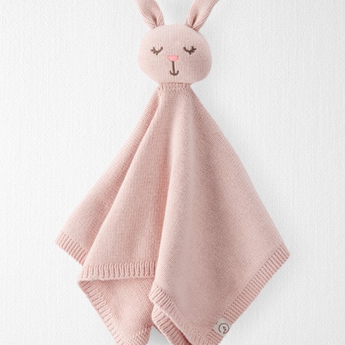 Pink Baby Organic Cotton Bunny Lovie | Carter’s Oshkosh Canada