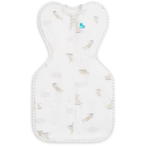 Swaddle Up™ 1.0 TOG Cotton White Cloud Bunnies