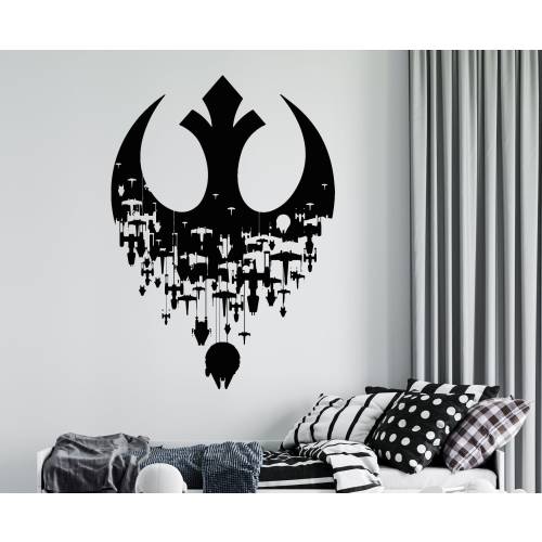 Star Wars Wall Decal | Star Wars Wall Sticker | Death Star Wall Decal | Jedi Wall Decal | Personalized Wall Decal | sw31