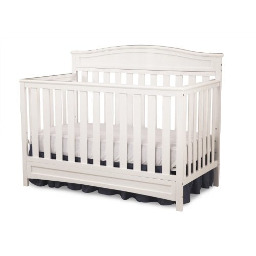 Delta Children Emery 4-in-1 Convertible Baby Crib - Greenguard Gold Certified, White