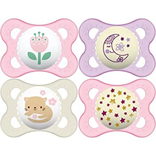 Original + Night 4-Pack, 0-6M, Girl