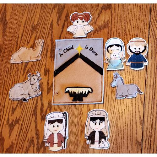 Nativity Quiet Book page (Premium) revised
