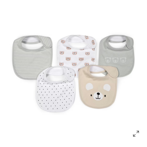 5 Pack Bibs - Bear