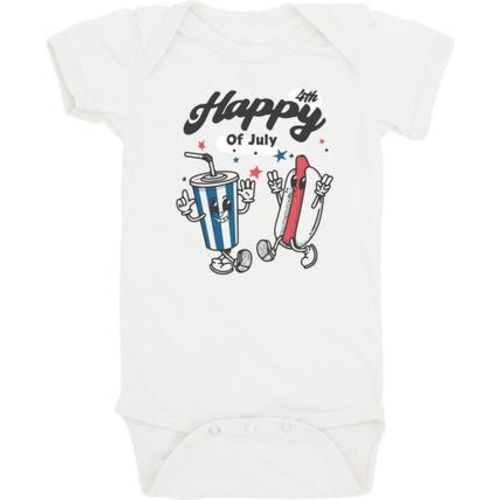 USA Cotton Graphic Bodysuit, 3-6M