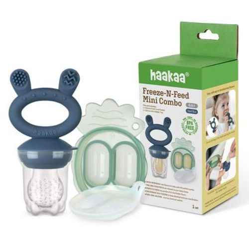 Haakaa Freeze-N-Feed Mini Combo Steel Blue