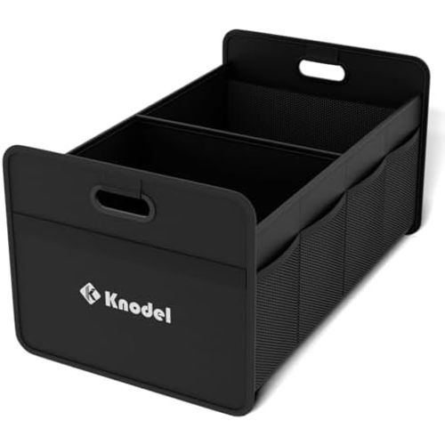 K KNODEL Foldable Trunk Storage Organizer for Car and Sedan (Small, Black)