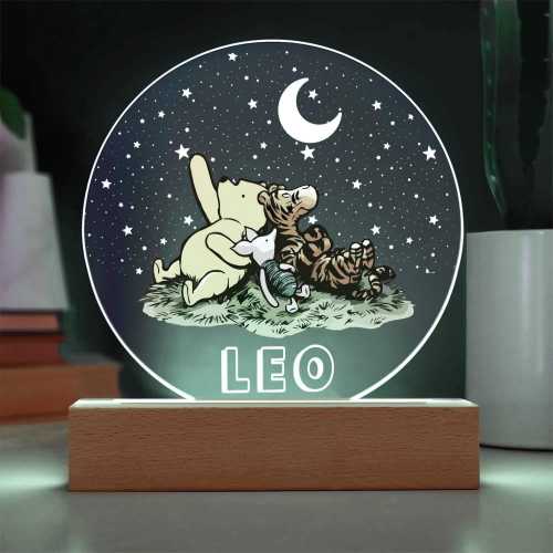 Classic Winnie the Pooh Night Light- Baby Shower Gift- Toddler Night Light- Kids Room Decor- Nursery Lamp- Gift for Kids- Pooh Bear