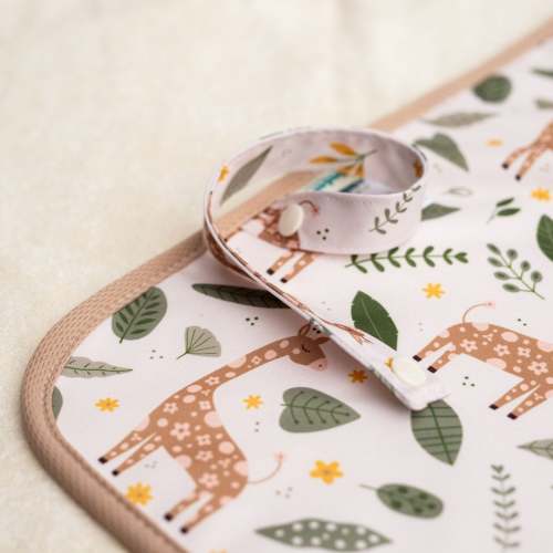 Ultra-Soft Bamboo Machine Washable and Wipeable Diaper Change Mat