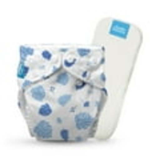 Charlie Banana Baby Washable Reusable Cloth Diapers One-Size Multicolor Tropical Blue - 1 Pack - 0.44 lb