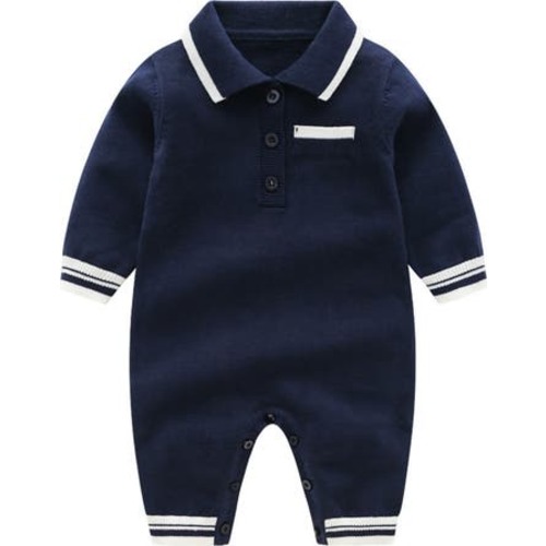 Winston Knit Cotton Romper, 0-3M