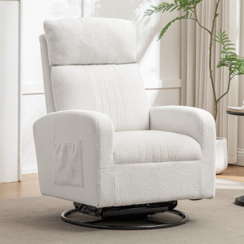 Ebern Designs Rosemarie 28" Swivel Rocker Glider Nursery Chair & Reviews | Wayfair