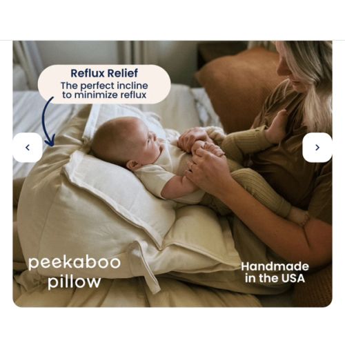 Peekaboo Pillow™ Official Site - Organic Infant Lap Pillow