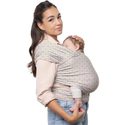 Boba Baby Wrap Carrier - Original Baby Carrier Wrap Sling for Newborns - Baby Wearing Essentials - Newborn Wrap Swaddle Holder, Newborn to Toddler Infant Sling (Serenity Anvi)